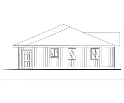 Lake Front House Plan #039-00343 Elevation Photo