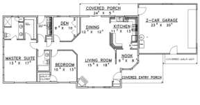 Floorplan for House Plan #039-00343