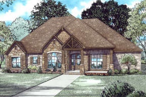 Traditional House Plan #110-01015 Elevation Photo