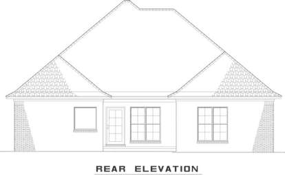 European House Plan #110-01016 Elevation Photo