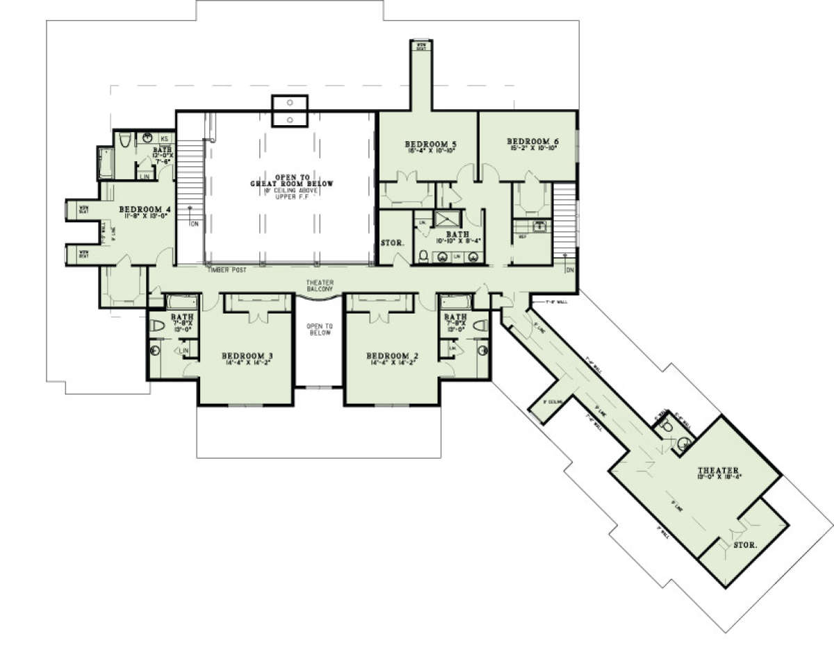 Floorplan 2 for House Plan #110-01018