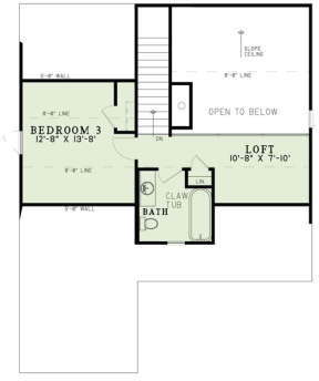 Floorplan 2 for House Plan #110-01020