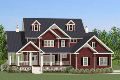 Farmhouse House Plan #6849-00019 Elevation Photo