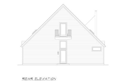 Lake Front House Plan #5445-00231 Elevation Photo