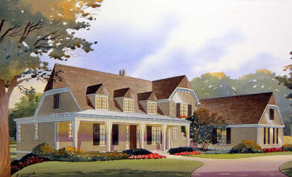 Farmhouse House Plan #1637-00104 Elevation Photo