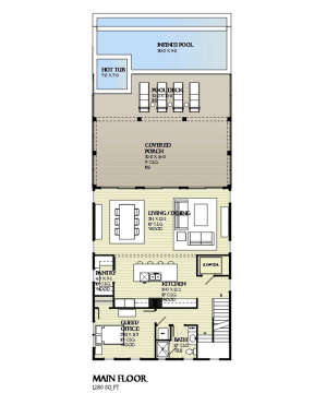 Main Level for House Plan #1637-00106