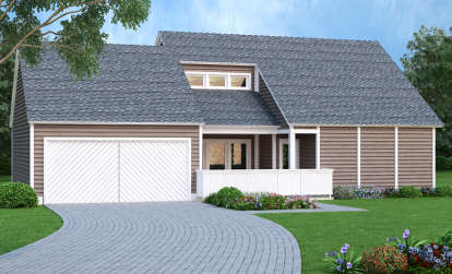 Contemporary House Plan #048-00236 Elevation Photo