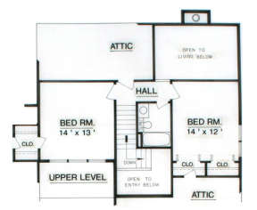 Floorplan 2 for House Plan #048-00236