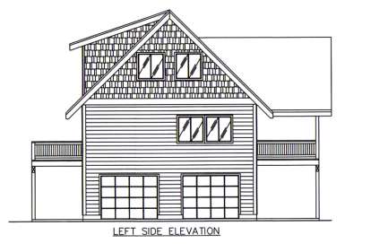 Cabin House Plan #039-00558 Additional Photo