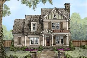 Craftsman House Plan #3418-00006 Elevation Photo