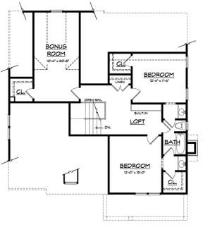 Floorplan 2 for House Plan #3418-00006