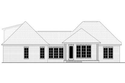 French Country House Plan #041-00115 Elevation Photo