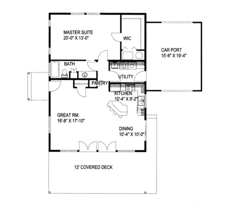 House Plan House Plan #1683 Drawing 1