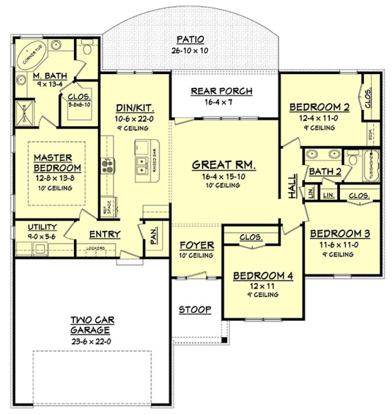 House Plan House Plan #16832 Drawing 1