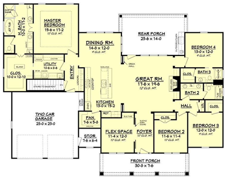 House Plan House Plan #16834 Drawing 1