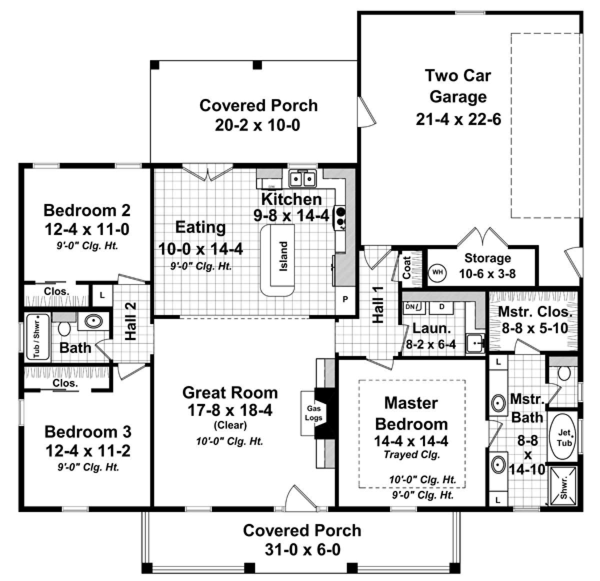 Main Floor for House Plan #348-00239
