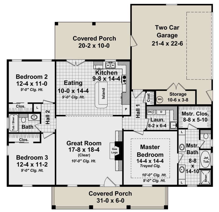 House Plan House Plan #16841 Drawing 1