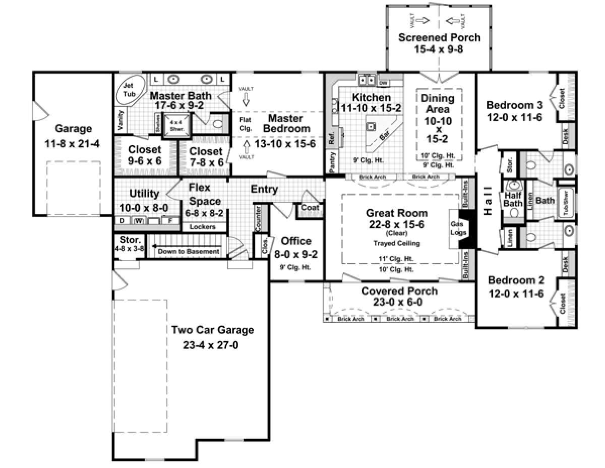 Main Floor for House Plan #348-00240