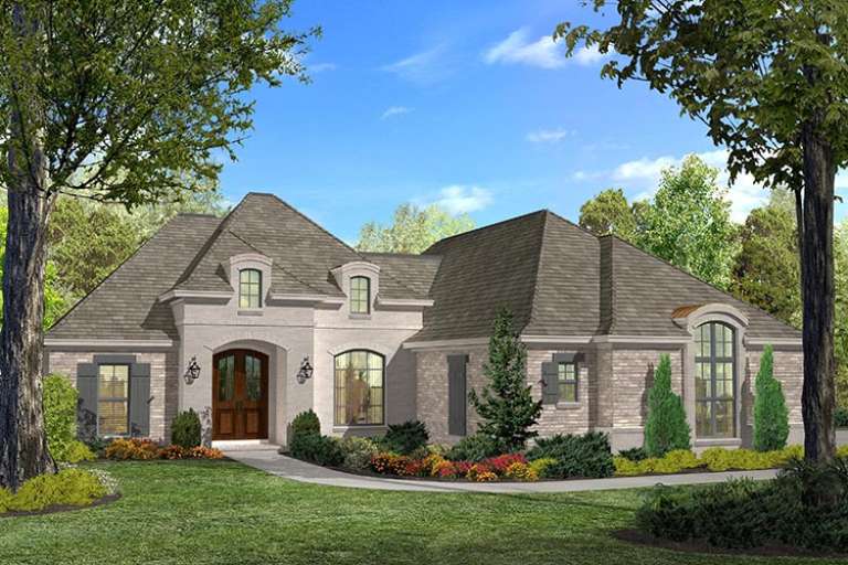 European House Plan #041-00120 Elevation Photo