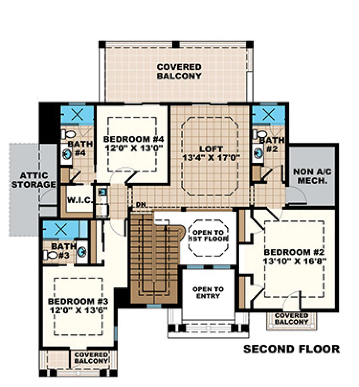 Floorplan 2 for House Plan #1018-00213