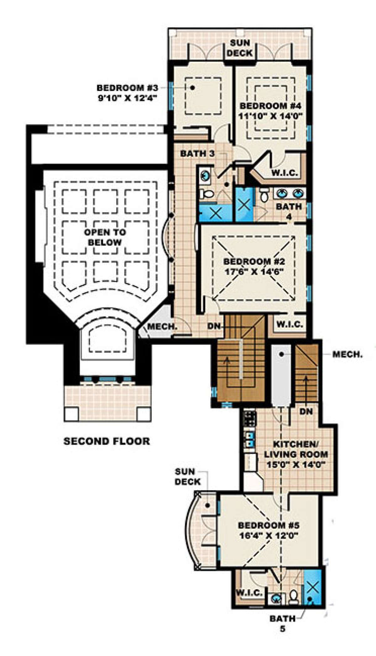 Floorplan 2 for House Plan #1018-00214