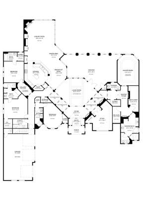 Floorplan 1 for House Plan #9940-00002