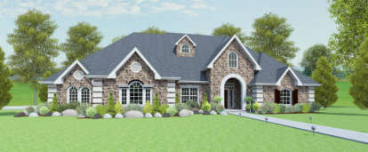 European House Plan #9940-00003 Elevation Photo