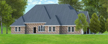 European House Plan #9940-00003 Elevation Photo