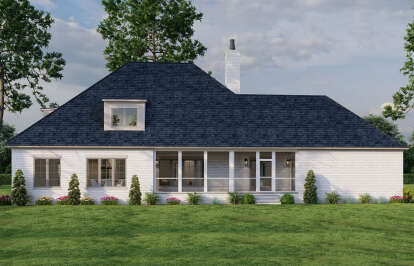 European House Plan #110-01021 Elevation Photo