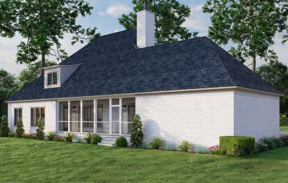 European House Plan #110-01021 Elevation Photo