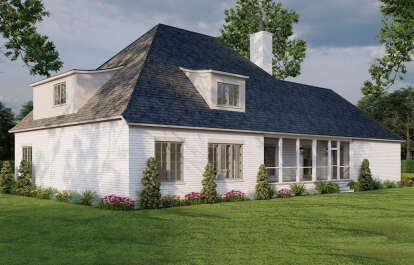 European House Plan #110-01021 Elevation Photo