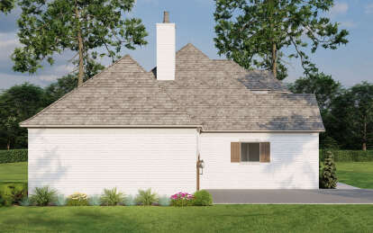 European House Plan #110-01021 Elevation Photo