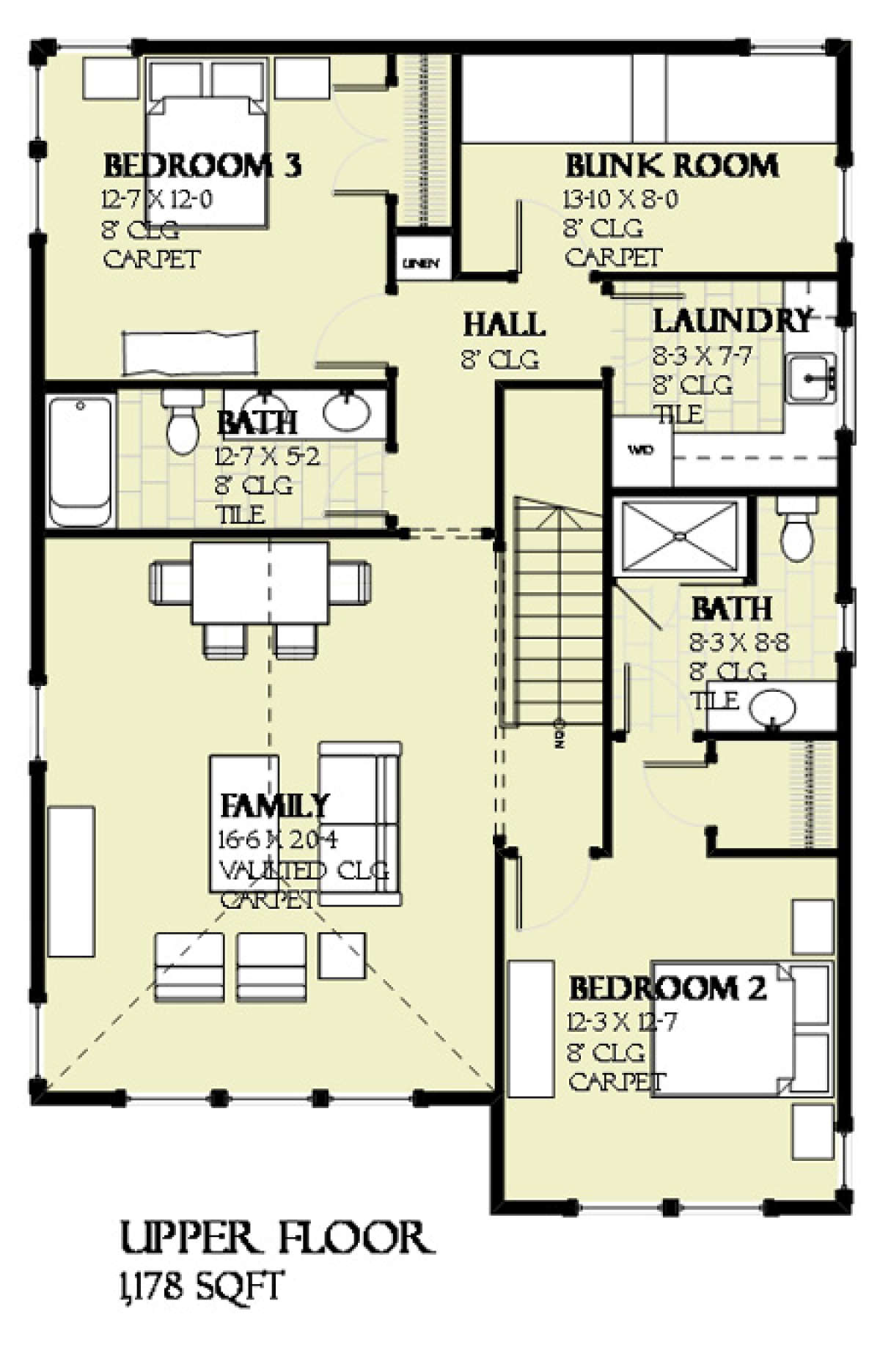 Floorplan 2 for House Plan #1637-00108