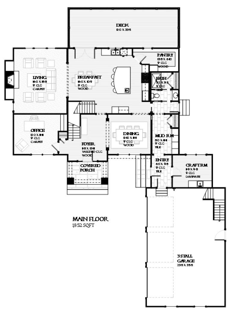 House Plan House Plan #16858 Drawing 1