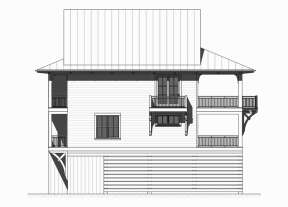 Coastal House Plan #1637-00110 Elevation Photo