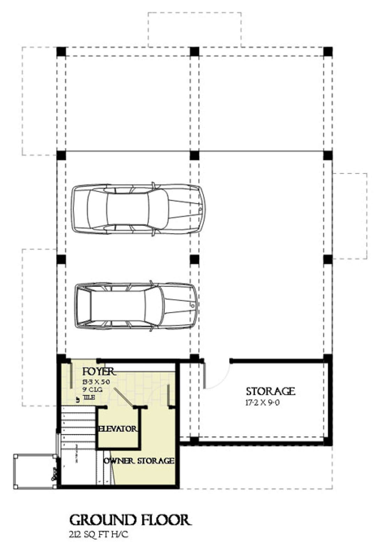 Ground Floor for House Plan #1637-00110
