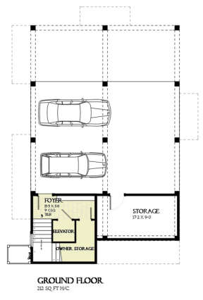 Ground Floor for House Plan #1637-00110