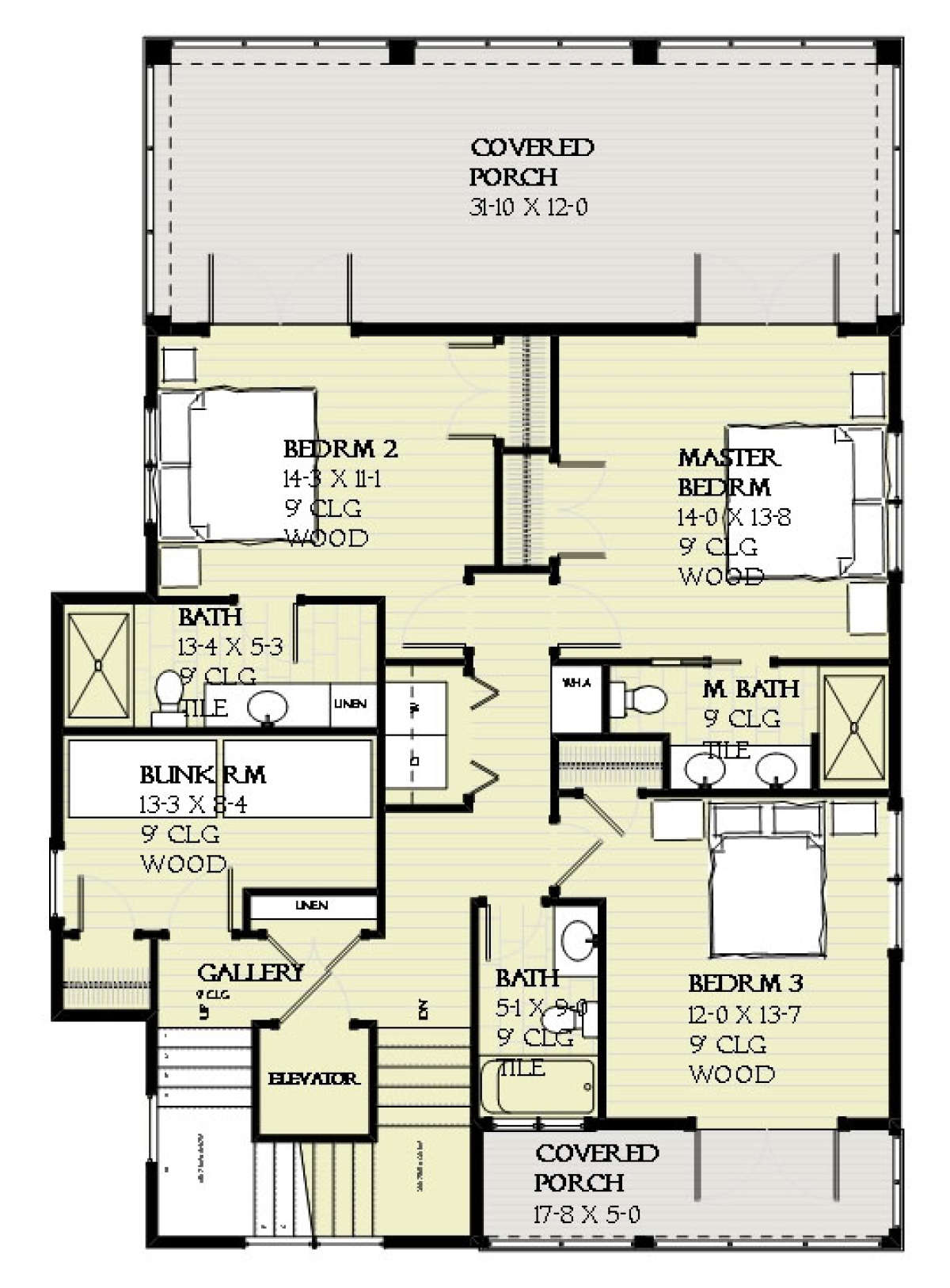 Floorplan 2 for House Plan #1637-00110