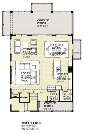 Floorplan 3 for House Plan #1637-00110
