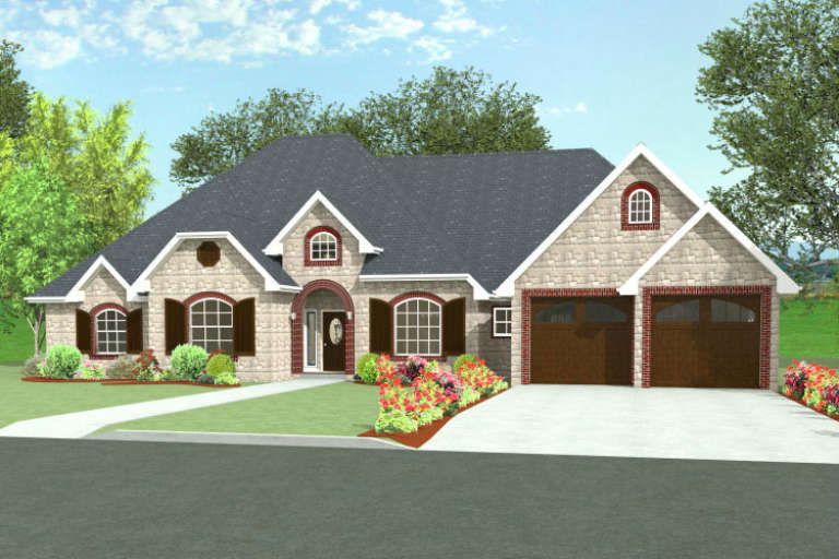 European House Plan #9940-00004 Additional Photo