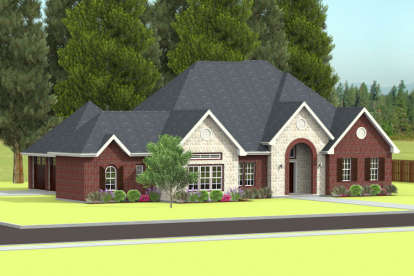 French Country House Plan #9940-00006 Elevation Photo