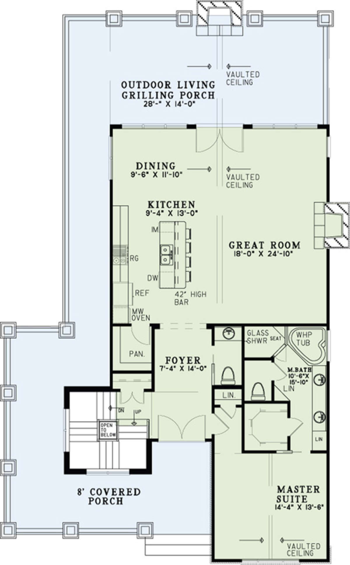 Floorplan 1 for House Plan #110-01024