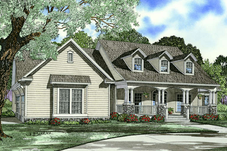 House Plan House Plan #16866 Front Elevation