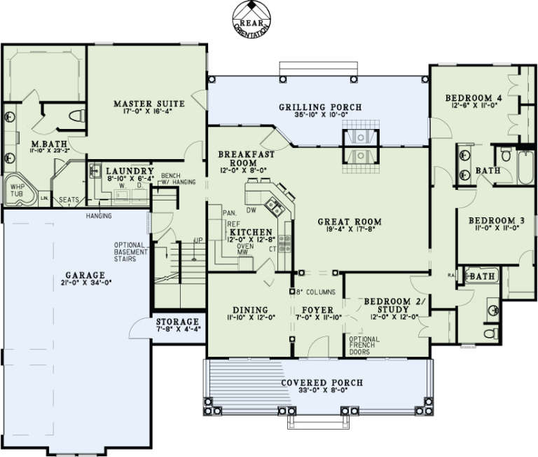 House Plan House Plan #16866 Drawing 1