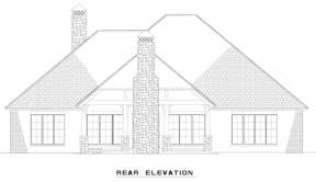 Mountain Rustic House Plan #110-01027 Elevation Photo