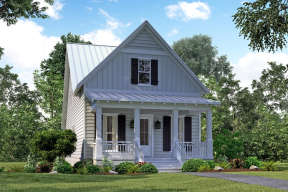 Cottage House Plan #041-00121 Elevation Photo