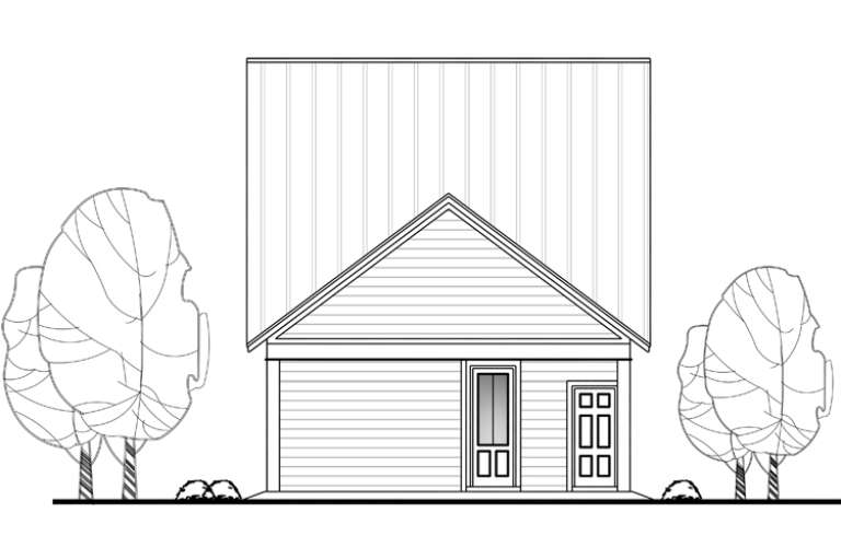 Cottage House Plan #041-00121 Elevation Photo