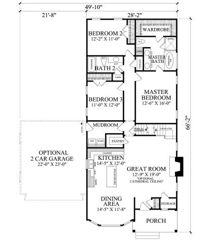 House Plan House Plan #16873 Drawing 1