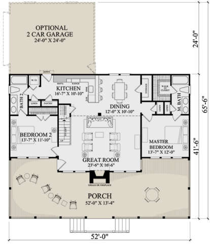 House Plan House Plan #16874 Drawing 1