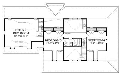 Floorplan 2 for House Plan #7922-00228